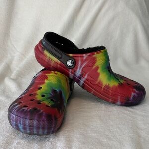 CROCS Multicolor Tie-Dye Loafers
